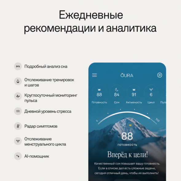 Умное кольцо Oura Ring 5 (размер 8), золотой/Gold в Великом Новгороде