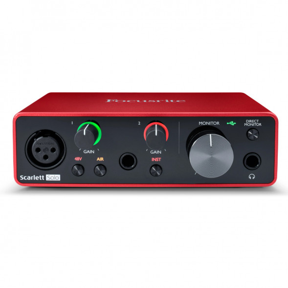 Внешняя звуковая карта FOCUSRITE Scarlett Solo 3rd Gen в Великом Новгороде