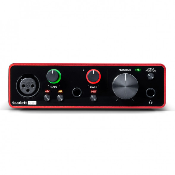 Внешняя звуковая карта FOCUSRITE Scarlett Solo 3rd Gen в Великом Новгороде