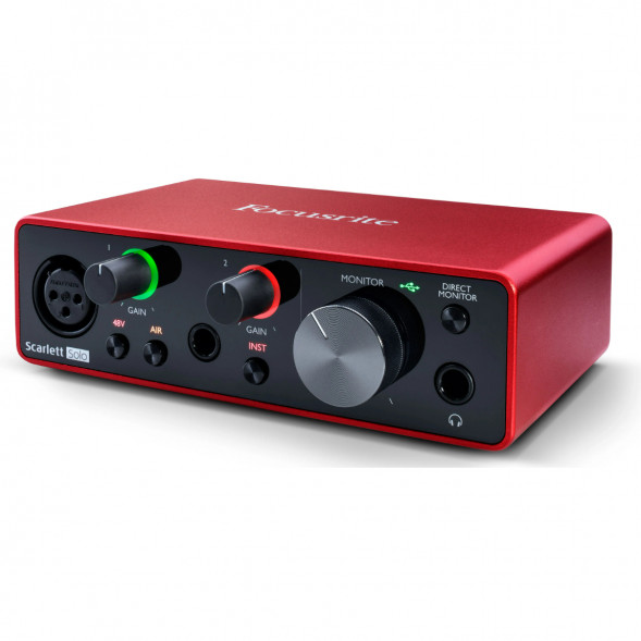 Внешняя звуковая карта FOCUSRITE Scarlett Solo 3rd Gen в Великом Новгороде