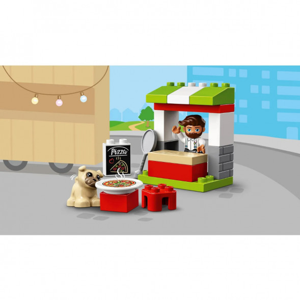 Конструктор LEGO DUPLO 10927 Town Киоск-пиццерия в Великом Новгороде