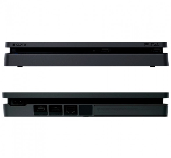 Игровая приставка Sony PlayStation 4 Slim 500 ГБ HDD, черный в Великом Новгороде