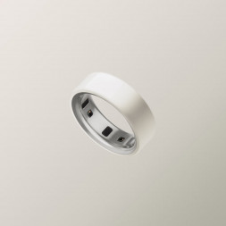 Умное кольцо Oura Ring 4 Ceramic (размер 12), Облако/Cloud