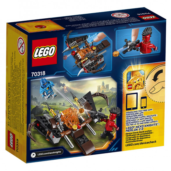 Конструктор LEGO Nexo Knights 70318 Шаровая ракета в Великом Новгороде