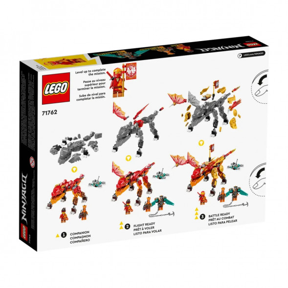 Конструктор LEGO Ninjago 71762 Огненный дракон ЭВО Кая в Великом Новгороде