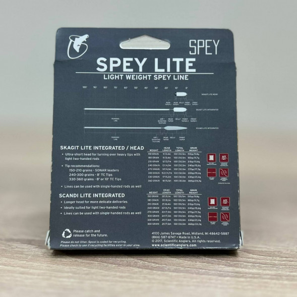 Рыболовная леска Scientific Anglers Spey Lite St-150-F Scandi 128483 в Великом Новгороде