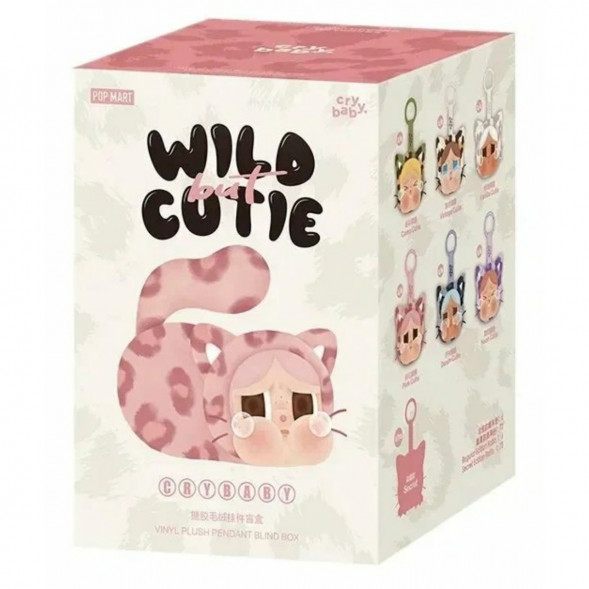Коллекционная фигурка POP MART CRYBABY Wild But Cutie Series - Vinyl Plush Pendant Blind Box в Великом Новгороде