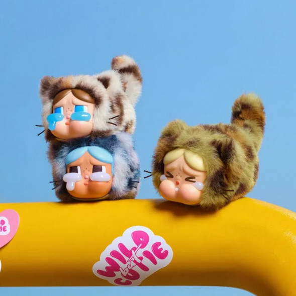Коллекционная фигурка POP MART CRYBABY Wild But Cutie Series - Vinyl Plush Pendant Blind Box в Великом Новгороде