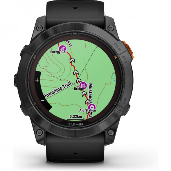 Умные часы Garmin Fenix 7X Solar серый с черным ремешком 010-02541-01 в Великом Новгороде