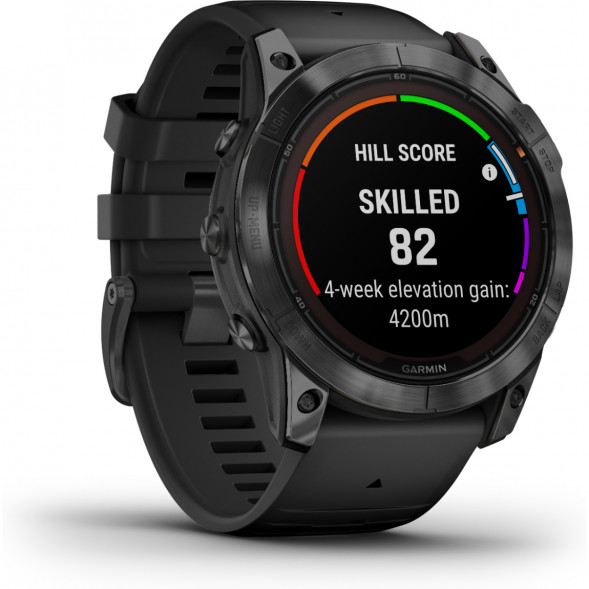 Умные часы Garmin Fenix 7X Solar серый с черным ремешком 010-02541-01 в Великом Новгороде
