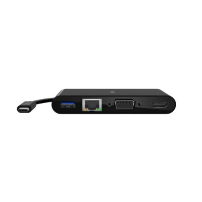 Док-станция Belkin USB-C Multimedia + Charge Adapter AVC004btBK, черный в Великом Новгороде
