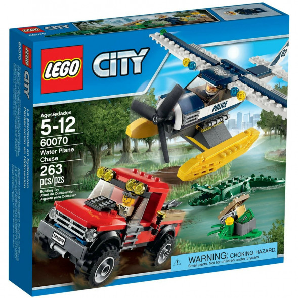 Конструктор LEGO City 60070 Погоня на полицейском гидроплане в Великом Новгороде