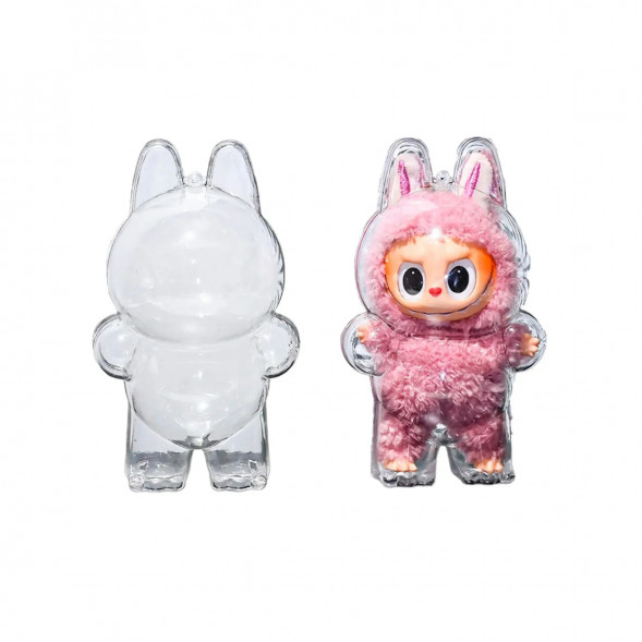 Защитный чехол Pop Mart Labubu Case Clear Acrylic Protective Display Box for V1 в Великом Новгороде