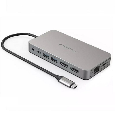 USB Хаб Hyper HyperDrive Dual 4K HDMI 10-в-1 USB-C в Великом Новгороде