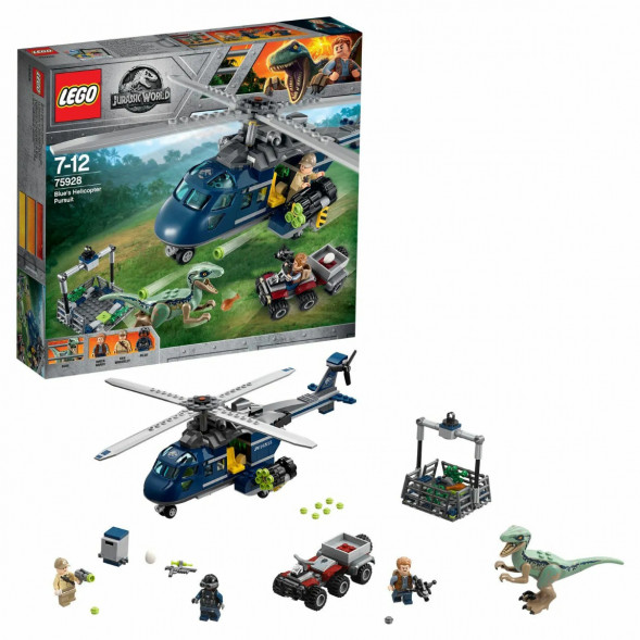 Конструктор LEGO Jurassic World 75928 Погоня за Блю на вертолёте  в Великом Новгороде
