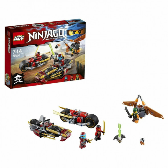 Конструктор LEGO Ninjago 70600 Погоня на мотоциклах в Великом Новгороде