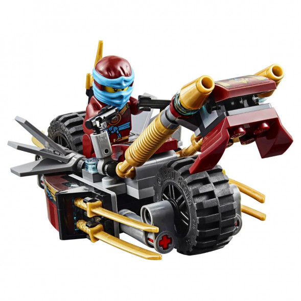 Конструктор LEGO Ninjago 70600 Погоня на мотоциклах в Великом Новгороде