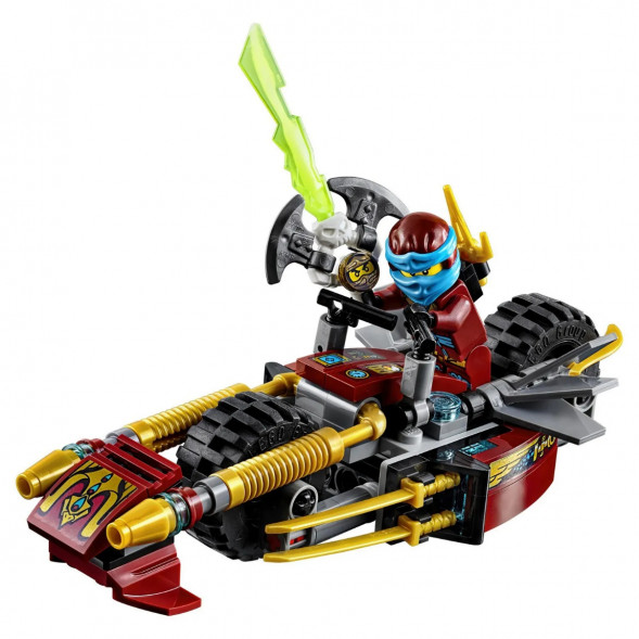 Конструктор LEGO Ninjago 70600 Погоня на мотоциклах в Великом Новгороде