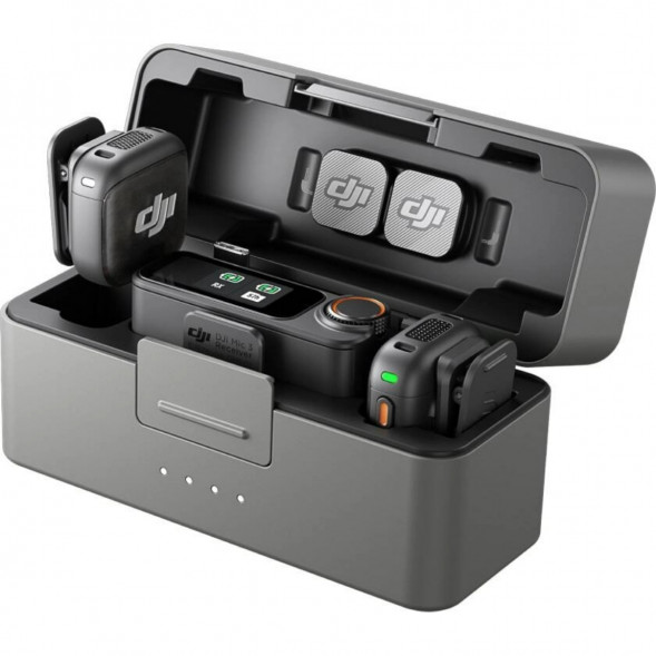 Беспроводной микрофон DJI Mic 3 (2 TX + 1 RX + Charging Case) в Великом Новгороде