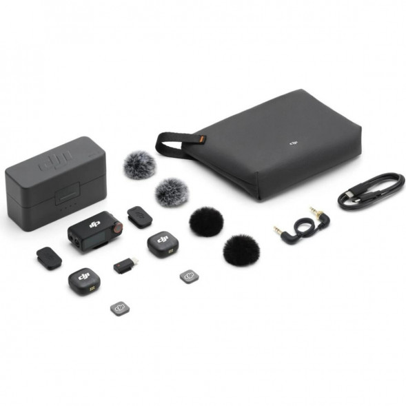 Беспроводной микрофон DJI Mic 3 (2 TX + 1 RX + Charging Case) в Великом Новгороде