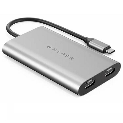 Адаптер HyperDrive Dual 4K HDMI для MacBook M1/M2 в Великом Новгороде