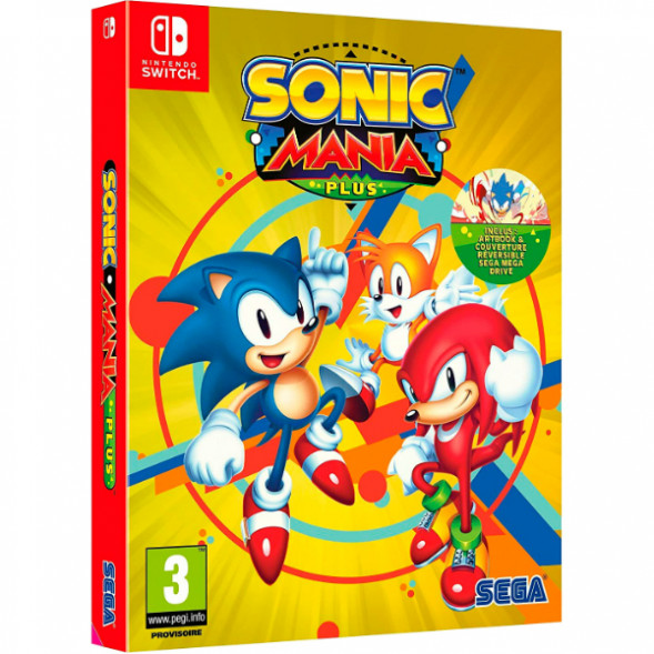 Sonic Mania Plus + Артбук (Nintendo Switch, Английская версия) в Великом Новгороде