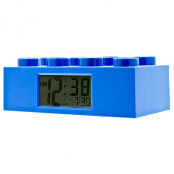 Будильник LEGO 9002151 Кирпичик, синий в Великом Новгороде