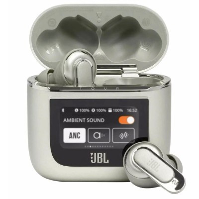 Беспроводные наушники JBL Tour Pro 2, USB Type-C, серебристый в Великом Новгороде