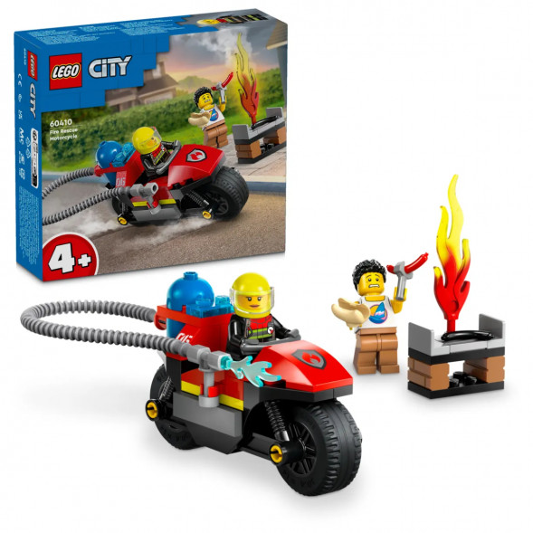 Конструктор LEGO City 60410 Пожарно-спасательный мотоцикл в Великом Новгороде