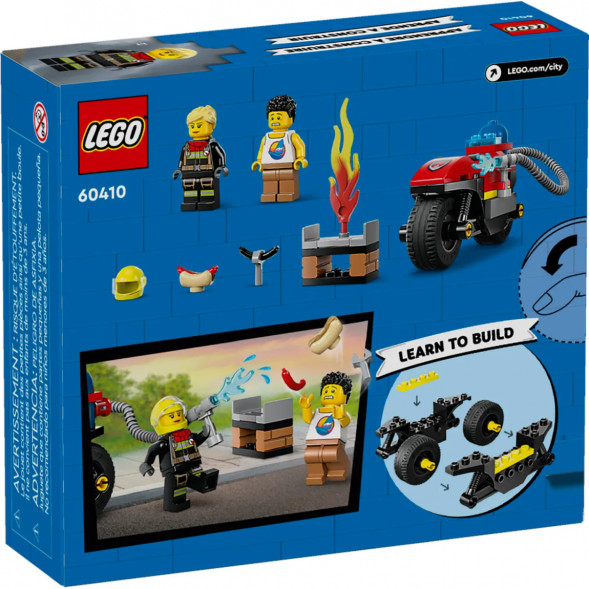 Конструктор LEGO City 60410 Пожарно-спасательный мотоцикл в Великом Новгороде