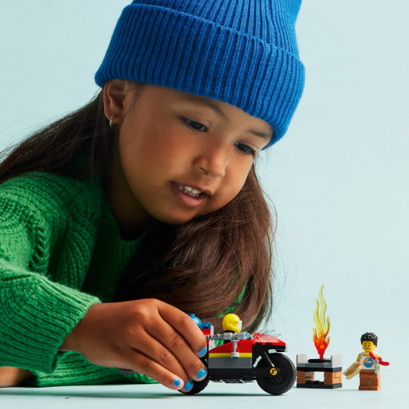 Конструктор LEGO City 60410 Пожарно-спасательный мотоцикл в Великом Новгороде