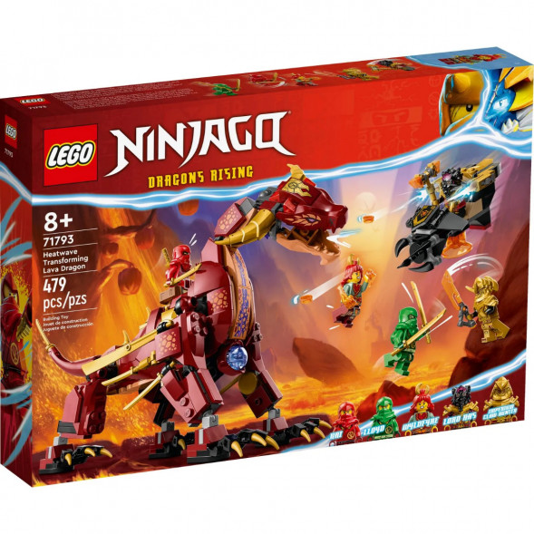 Конструктор LEGO Ninjago 71793 Лавовый дракон-трансформер в Великом Новгороде