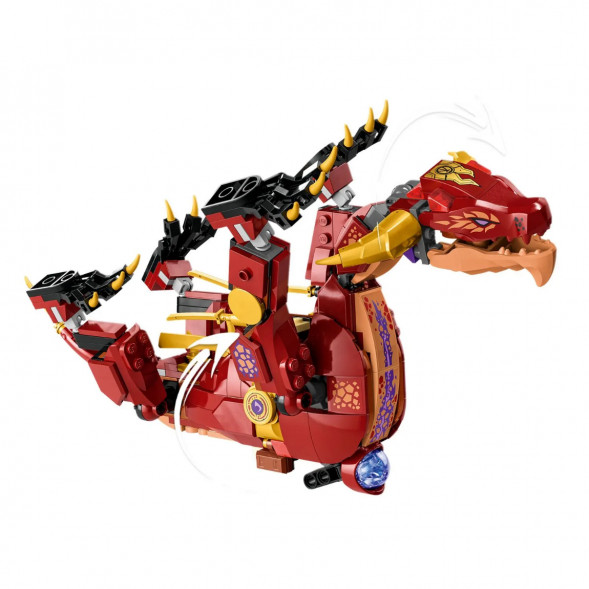 Конструктор LEGO Ninjago 71793 Лавовый дракон-трансформер в Великом Новгороде