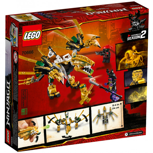Конструктор LEGO Ninjago 70666 Золотой Дракон в Великом Новгороде