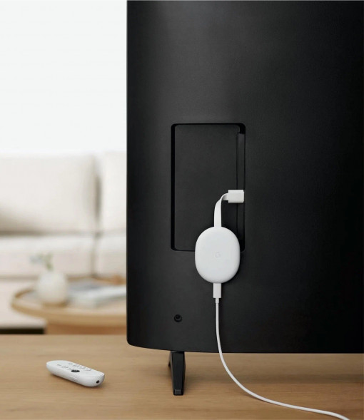 ТВ-приставка Google Chromecast c Google TV, snow в Великом Новгороде