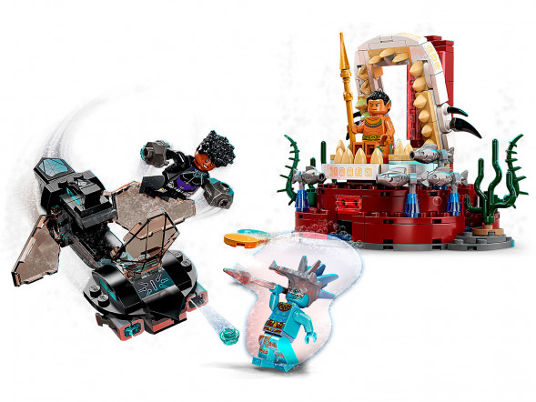 Конструктор LEGO Super Heroes 76213 Тронный зал короля Нэмора в Великом Новгороде