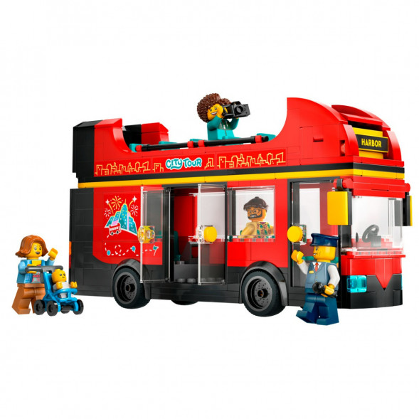 Конструктор LEGO City 60407 Красный двухэтажный экскурсионный автобус в Великом Новгороде