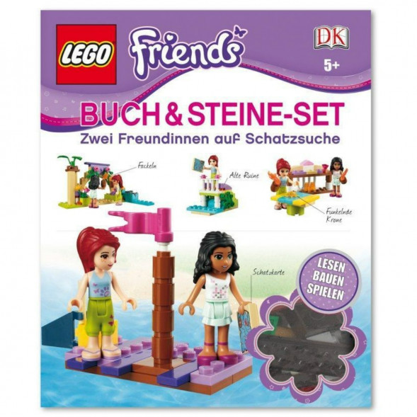 Книга и набор кубиков LEGO Friends Buch &amp;amp; Steine-Set Zwei Freundinnen auf Schatzsuche в Великом Новгороде