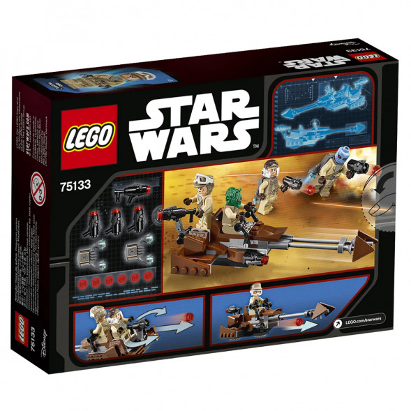 Конструктор LEGO Star Wars 75133 Боевой набор Повстанцев в Великом Новгороде