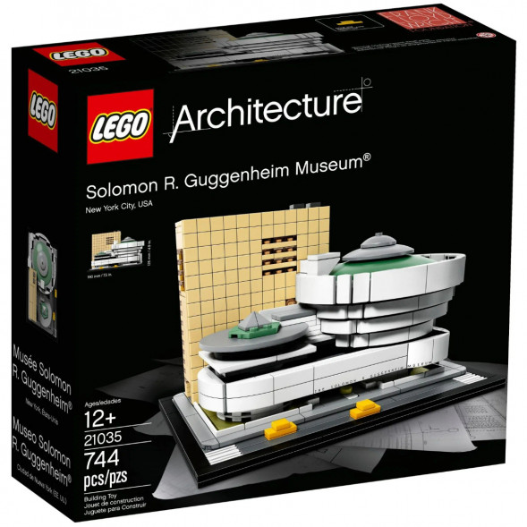 Конструктор LEGO Architecture 21035 Музей Соломона Гуггенхайма в Великом Новгороде