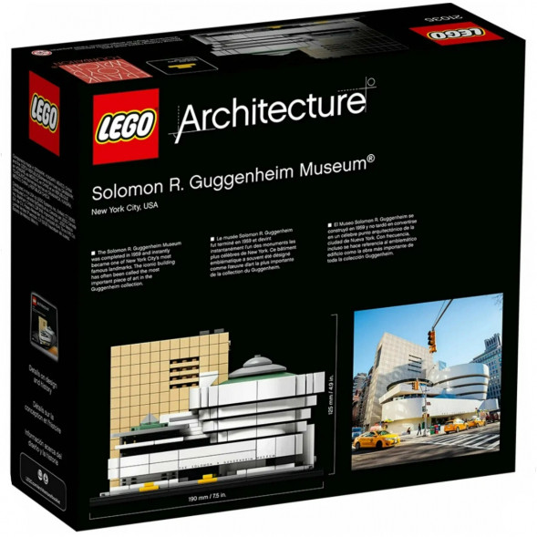 Конструктор LEGO Architecture 21035 Музей Соломона Гуггенхайма в Великом Новгороде