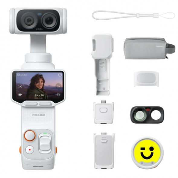 Экшн-камера Insta360 Luna Ultra Creator Bundle, White в Великом Новгороде