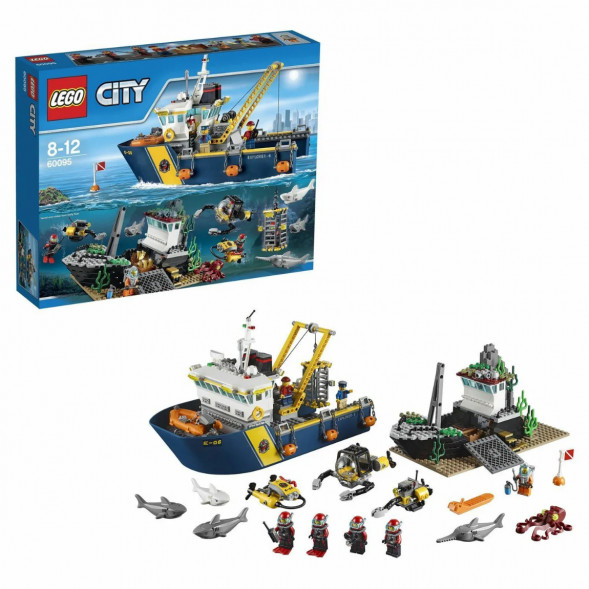 Конструктор LEGO City 60095 Корабль исследователей морских глубин в Великом Новгороде
