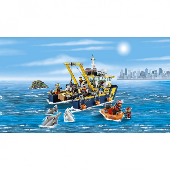 Конструктор LEGO City 60095 Корабль исследователей морских глубин в Великом Новгороде