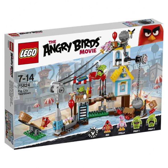 Конструктор LEGO Angry Birds 75824 Разгром Свинограда в Великом Новгороде
