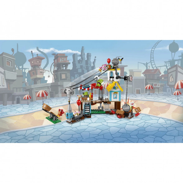 Конструктор LEGO Angry Birds 75824 Разгром Свинограда в Великом Новгороде