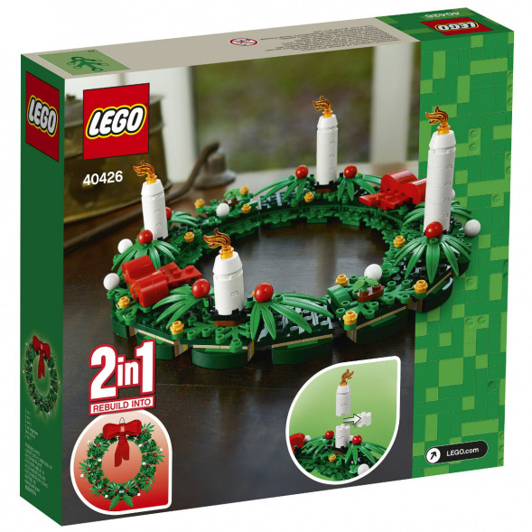 Конструктор LEGO 40426 Сувенирный набор «Рождественский венок» 2 в 1 в Великом Новгороде