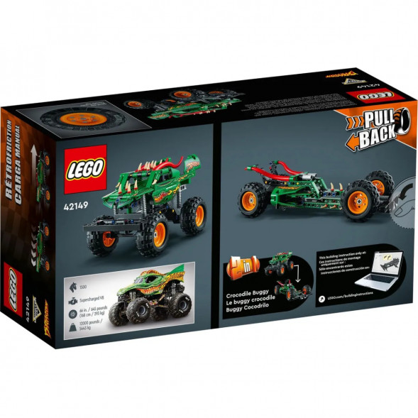 Конструктор LEGO Technic 42149 Монстер Джем «Дракон» в Великом Новгороде