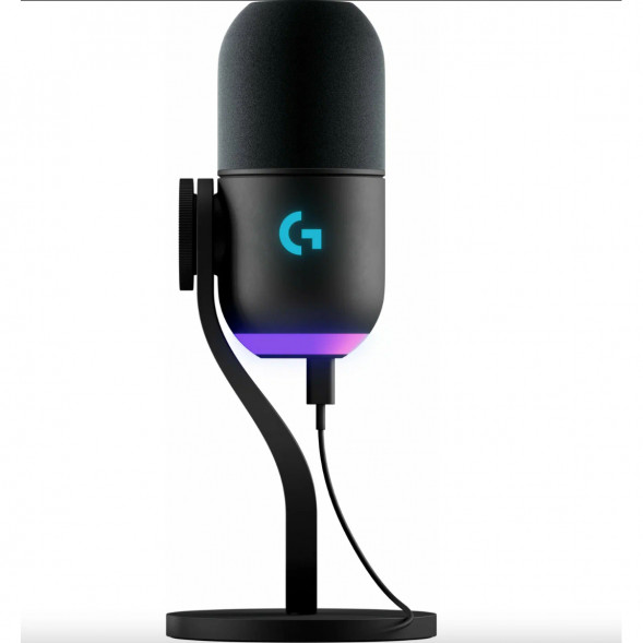 Микрофон Logitech Yeti GX (988-000569), черный в Великом Новгороде
