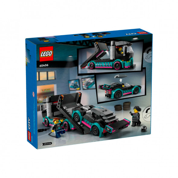 Конструктор LEGO City 60406 Гоночный автомобиль и автовоз в Великом Новгороде